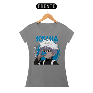 Nome do produto T-shirt Feminino HXH Killua Zoldick