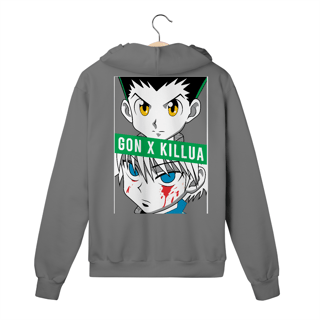 Nome do produto Moletom Zíper HXH Gon x Killua