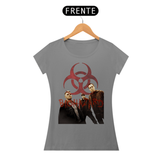 Nome do produto T-shirt Feminino BIOHAZARD band