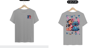 Nome do produto T-shirt Premium Lilo & Stitch