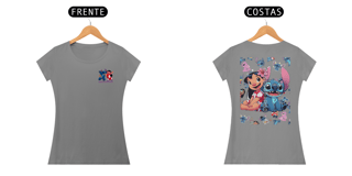 Nome do produto T-shirt Feminina Lilo e Stitch