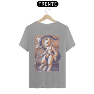Nome do produto T-shirt Premium Unissex pkémon Mewtwo