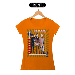 Nome do produto T-shirt Premium Feminino Dandadan Ken-Momo-Aira