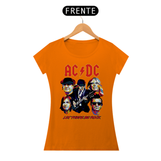 Nome do produto T-shirt Feminino AC/DC Let There Be Rock