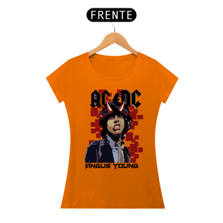 Nome do produto T-shirt Feminino AC/DC Angus Young