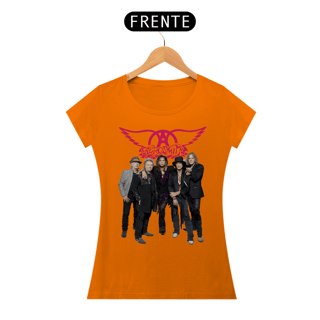 Nome do produto T-shirt Feminino Aerosmith Band
