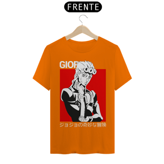 Nome do produto T-shirt Premium JoJo's Bizarre Adventure Giorno Giovanna
