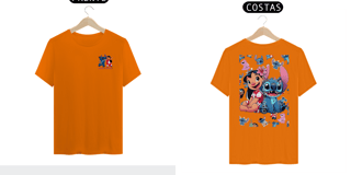 Nome do produto T-shirt Premium Lilo & Stitch