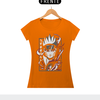 Nome do produto T-shirt Premium Feminino Uzumaki Naruto