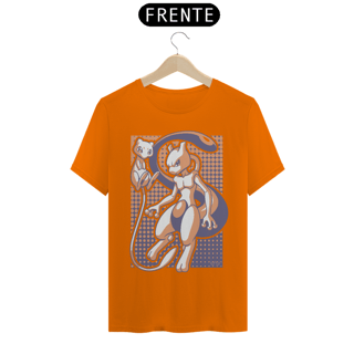 Nome do produto T-shirt Premium Unissex pkémon Mewtwo