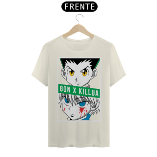 Nome do produto T-shirt Unissex HunterxHunter Gon x Killua