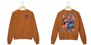 Nome do produto Moletom Fechado LiLo & Stitch 