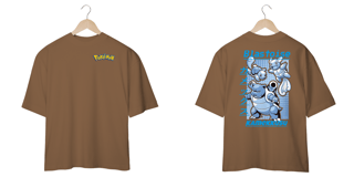 Nome do produto T-shirt Oversized Unissex Pokémon Blastoise