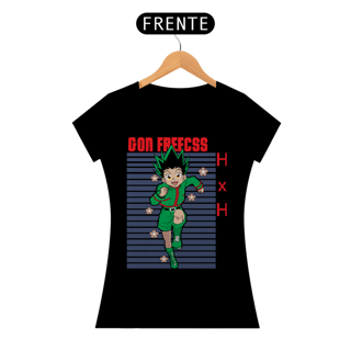 Nome do produto T-shirt Feminino HXH Gon Freecss