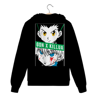 Nome do produto Moletom Zíper HXH Gon x Killua
