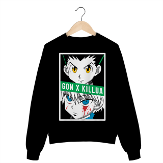 Nome do produto Moletom Fechado HxH Gon x Killua