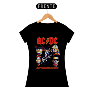 Nome do produto T-shirt Feminino AC/DC Let There Be Rock