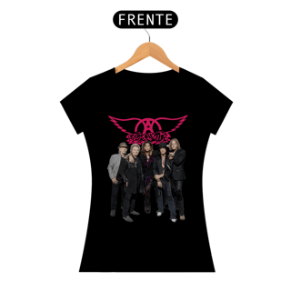 Nome do produto T-shirt Feminino Aerosmith Band