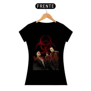 Nome do produto T-shirt Feminino BIOHAZARD band
