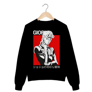 Nome do produto Moletom Fechado JoJo's Giorno Giovanna