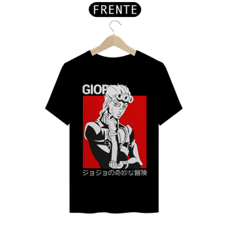 Nome do produto T-shirt Premium JoJo's Bizarre Adventure Giorno Giovanna