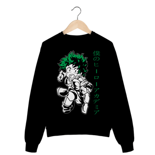 Nome do produto Moletom Fechado My hero Izuku Midoriya