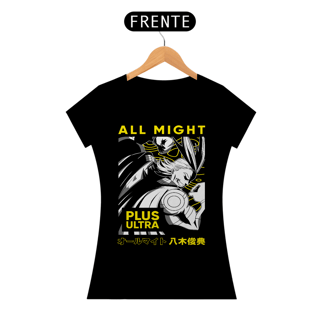 Nome do produto T-shirt Feminino My Hero All Might