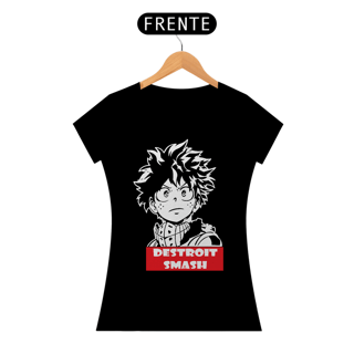 Nome do produto T-shirt Feminino My Hero Destroit Smash