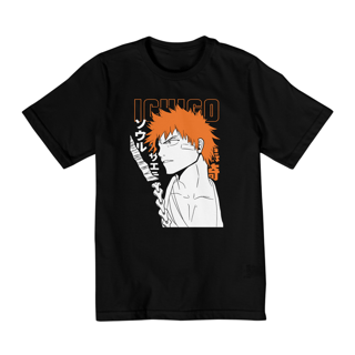 Nome do produto T-shirt Infantil Bleach Ichigo
