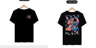 Nome do produto T-shirt Premium Lilo & Stitch