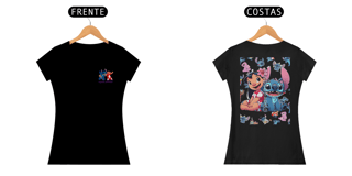 Nome do produto T-shirt Feminina Lilo e Stitch