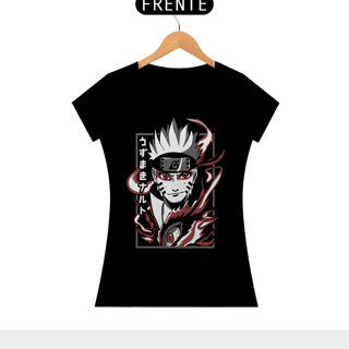 Nome do produto T-shirt Premium Feminino Uzumaki Naruto