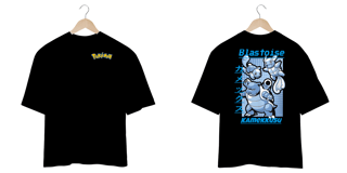 Nome do produto T-shirt Oversized Unissex Pokémon Blastoise