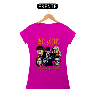 Nome do produto T-shirt Feminino AC/DC Let There Be Rock