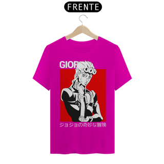Nome do produto T-shirt Premium JoJo's Bizarre Adventure Giorno Giovanna