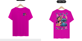 Nome do produto T-shirt Premium Lilo & Stitch