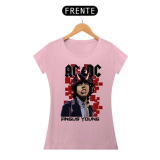 Nome do produto T-shirt Feminino AC/DC Angus Young