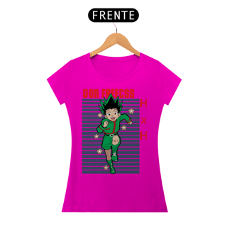 Nome do produto T-shirt Feminino HXH Gon Freecss