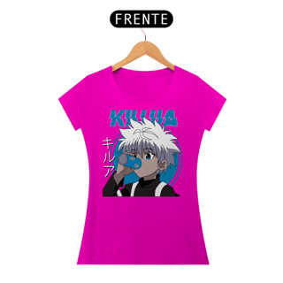 Nome do produto T-shirt Feminino HXH Killua Zoldick