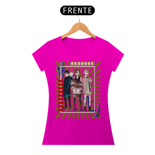 Nome do produto T-shirt Premium Feminino Dandadan Ken-Momo-Aira