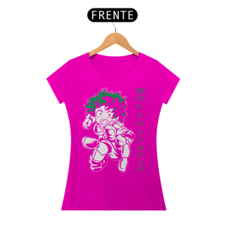 Nome do produto T-shirt Feminino My Hero Izuku Midoriya