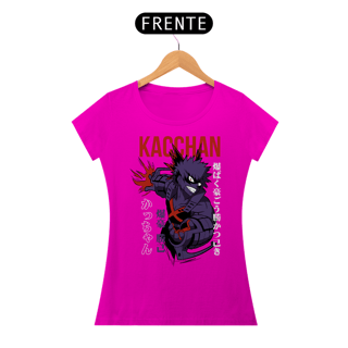 Nome do produto T-shirt Feminino My Hero Kacchan