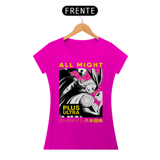 Nome do produto T-shirt Feminino My Hero All Might