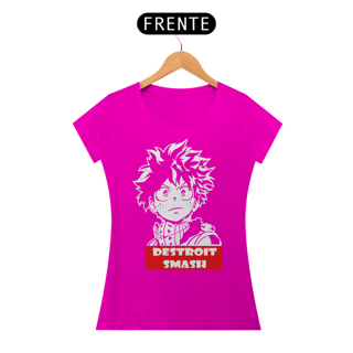 Nome do produto T-shirt Feminino My Hero Destroit Smash