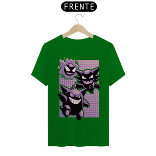 Nome do produto T-shirt Premium Unissex Pokémon Gengar Evolution