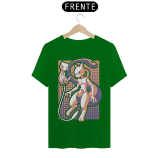 Nome do produto T-shirt Premium Unissex pkémon Mewtwo