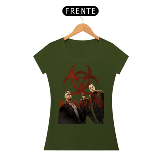 Nome do produto T-shirt Feminino BIOHAZARD band