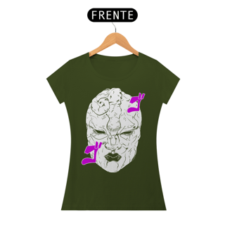 Nome do produto T-shirt Feminino JoJo's Bizarre Adventure Stone Mask