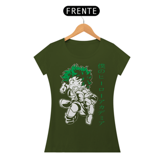 Nome do produto T-shirt Feminino My Hero Izuku Midoriya