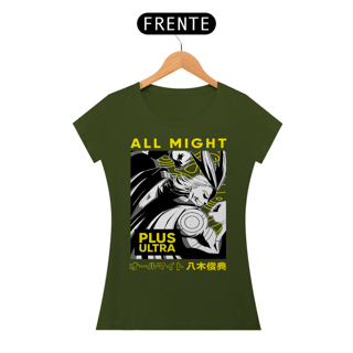 Nome do produto T-shirt Feminino My Hero All Might